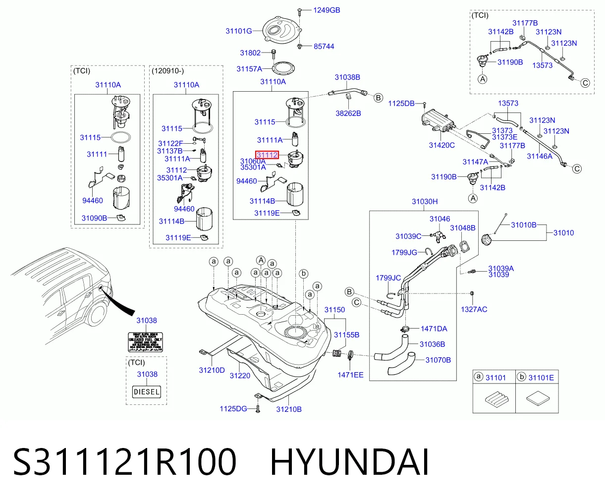 S311121R100 Hyundai/Kia