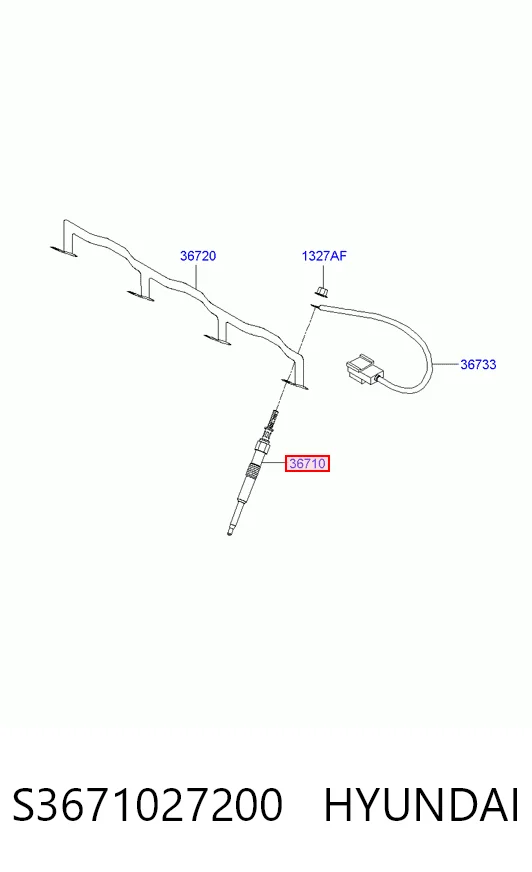 Bujía de precalentamiento para Hyundai Tucson JM