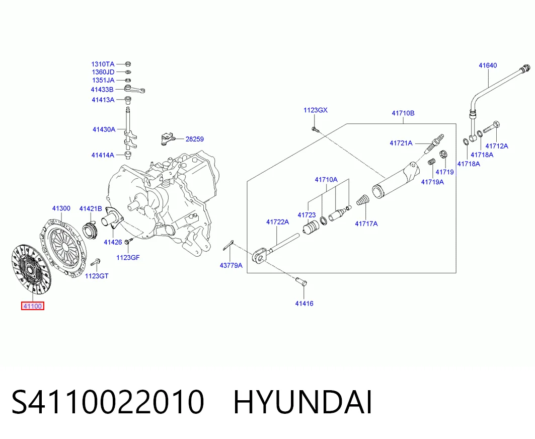S4110022010 Hyundai/Kia