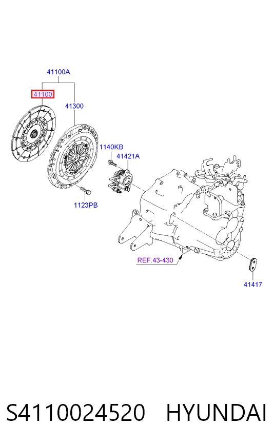 Comprar Disco de embrague Hyundai Sonata V NF a bajo precio