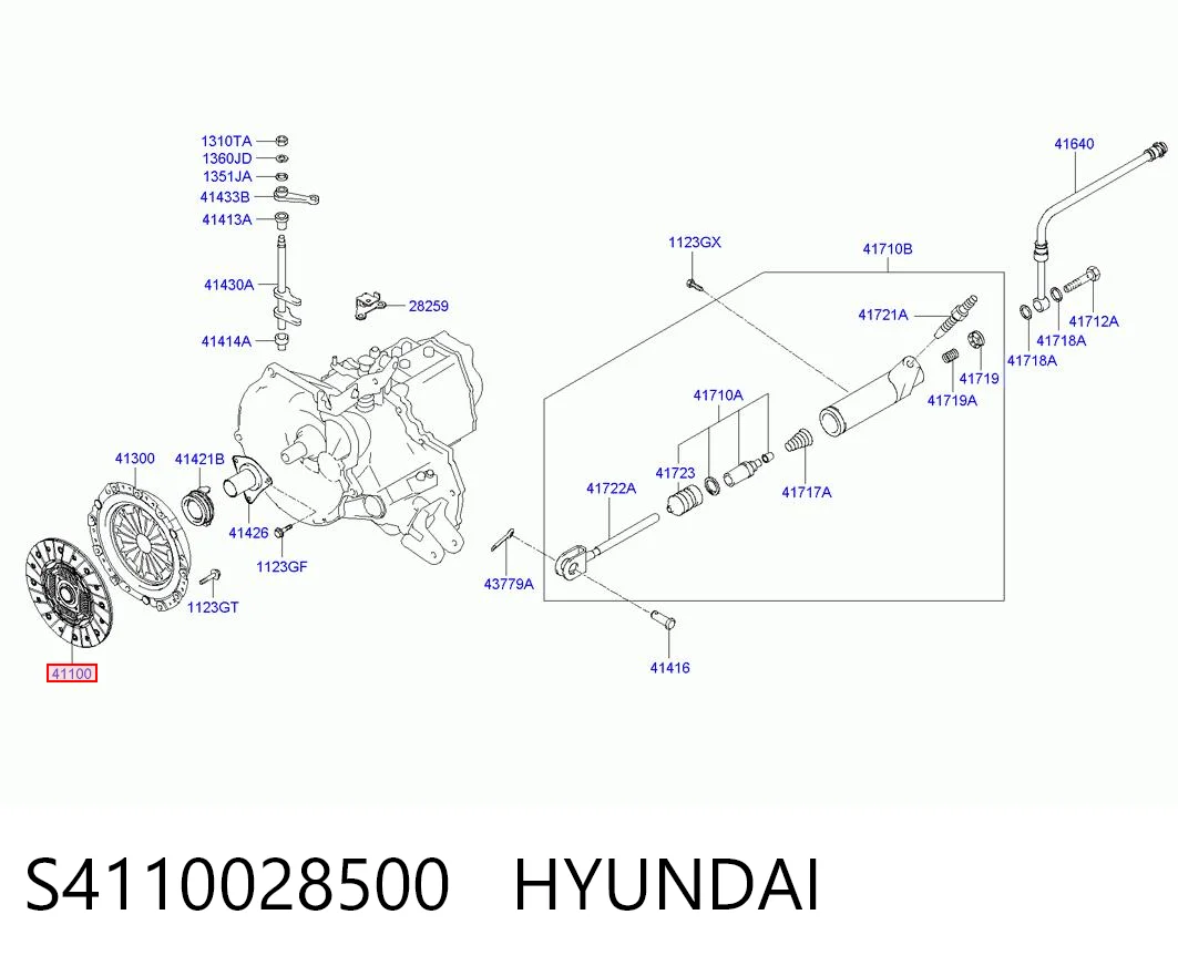 S4110028500 Hyundai/Kia