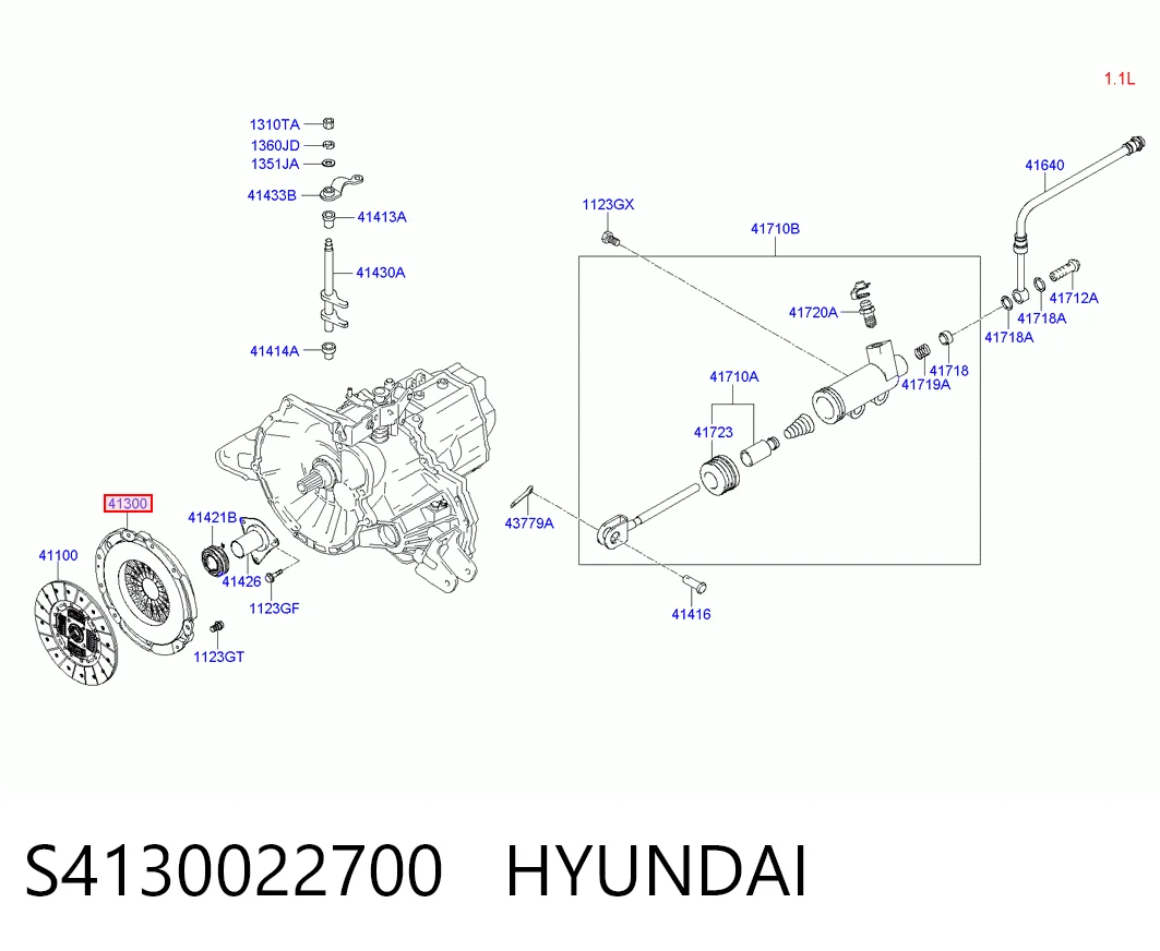 plato de presion del embrague funcion Hyundai Accent (1994-2002)