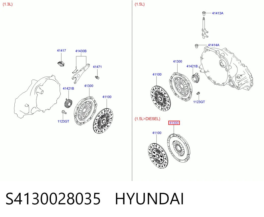 Comprar Plato de presión del embrague Hyundai Getz  TB a bajo precio