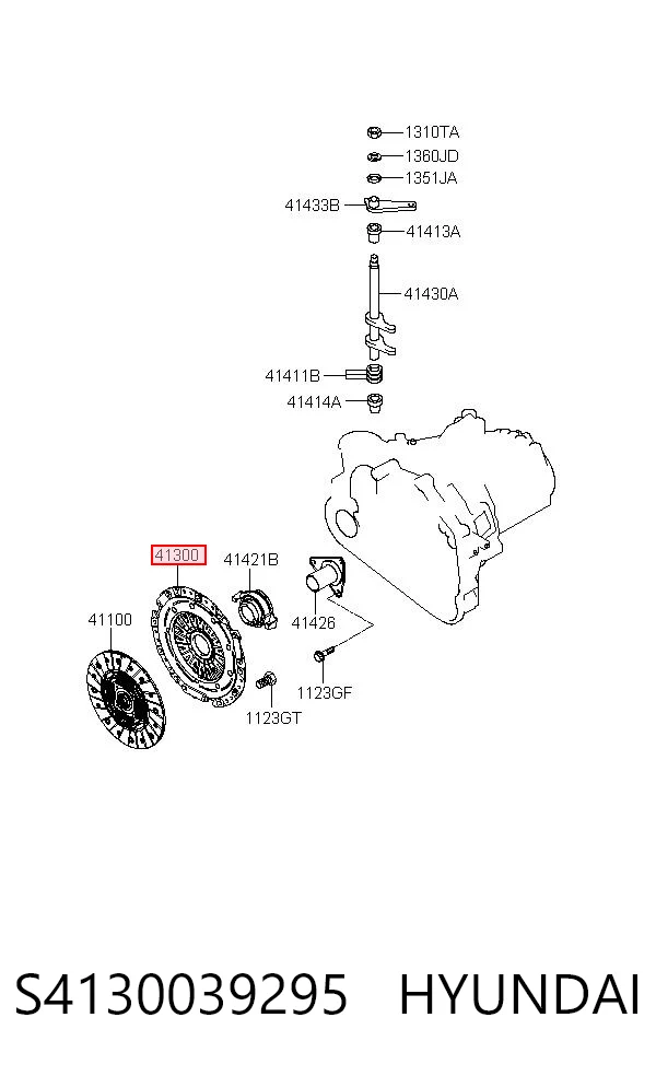 plato de presion del embrague funcion para Hyundai Tucson II TM