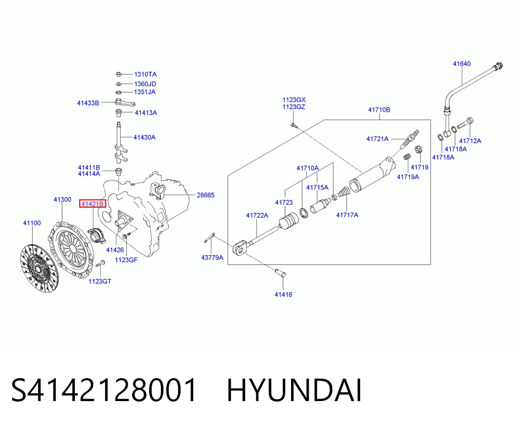 Cojinete de embrague para Hyundai Accent X-3