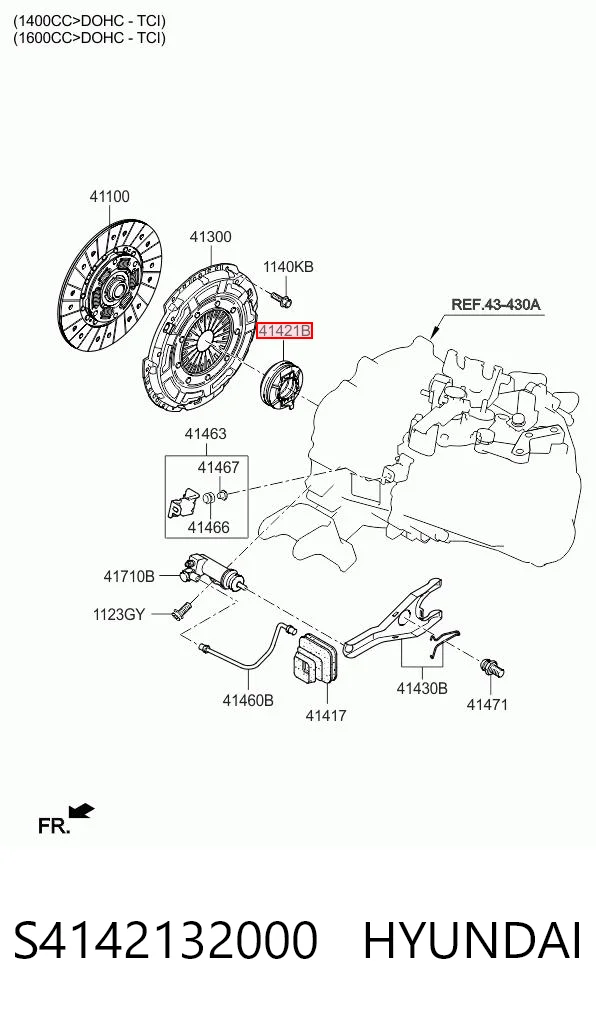 Cojinete de embrague Hyundai I30 