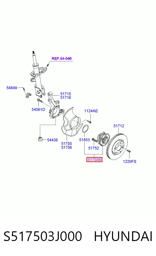 S517503J000 Hyundai/Kia