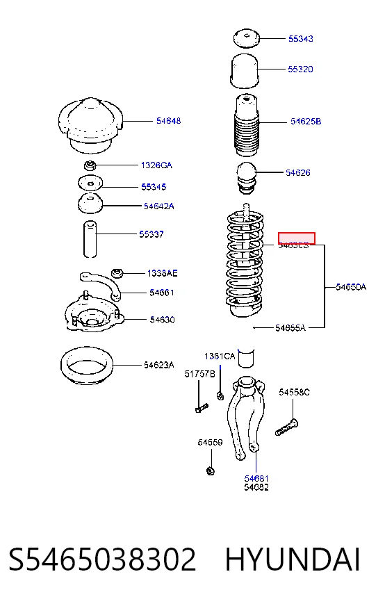 Comprar Muelle delantero Hyundai Sonata IV EU4