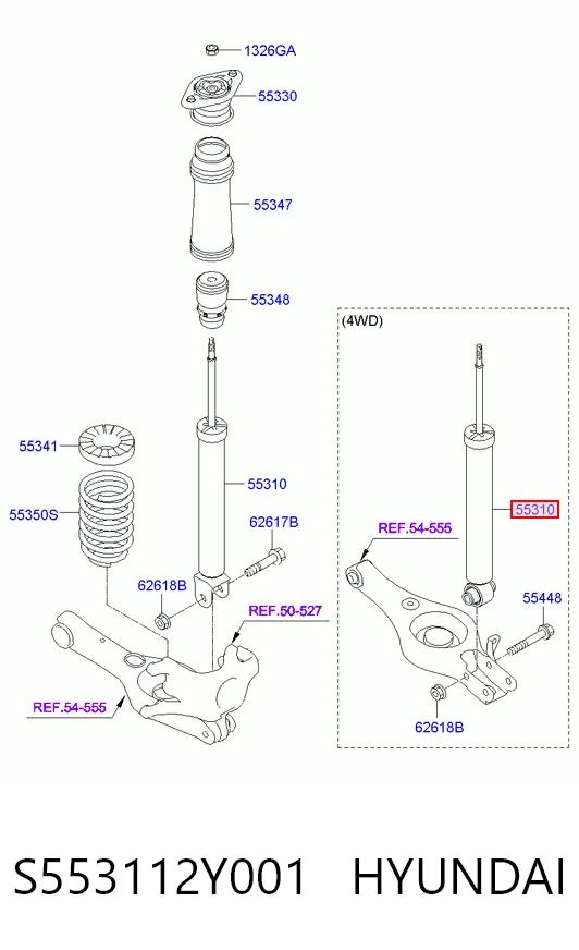 S553112Y001 Hyundai/Kia