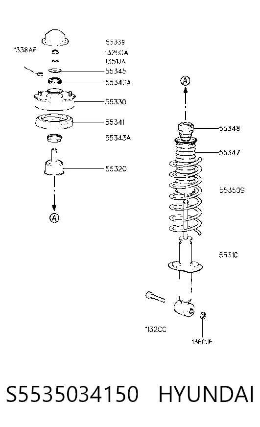 Muelle para Hyundai Sonata Y-3