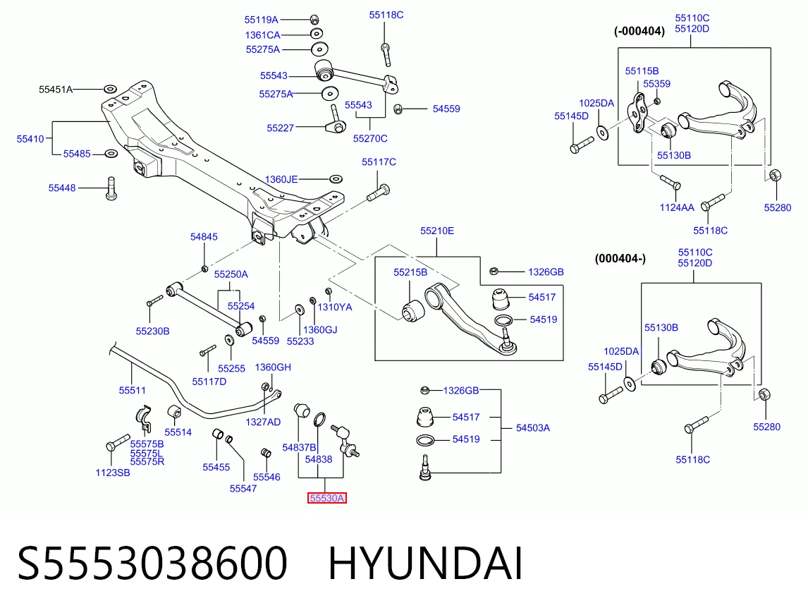 Comprar Bieleta estabilizadora trasera Hyundai Sonata EU4 a bajo precio