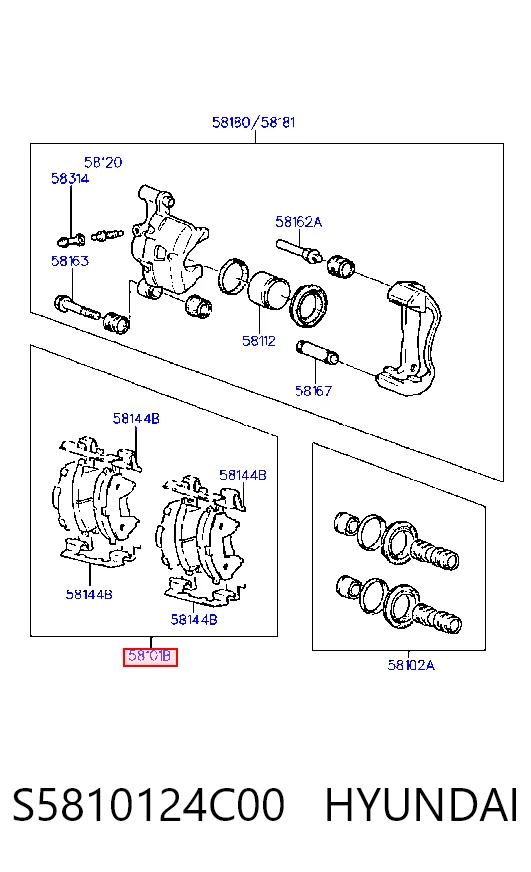 S5810124C00 Hyundai/Kia
