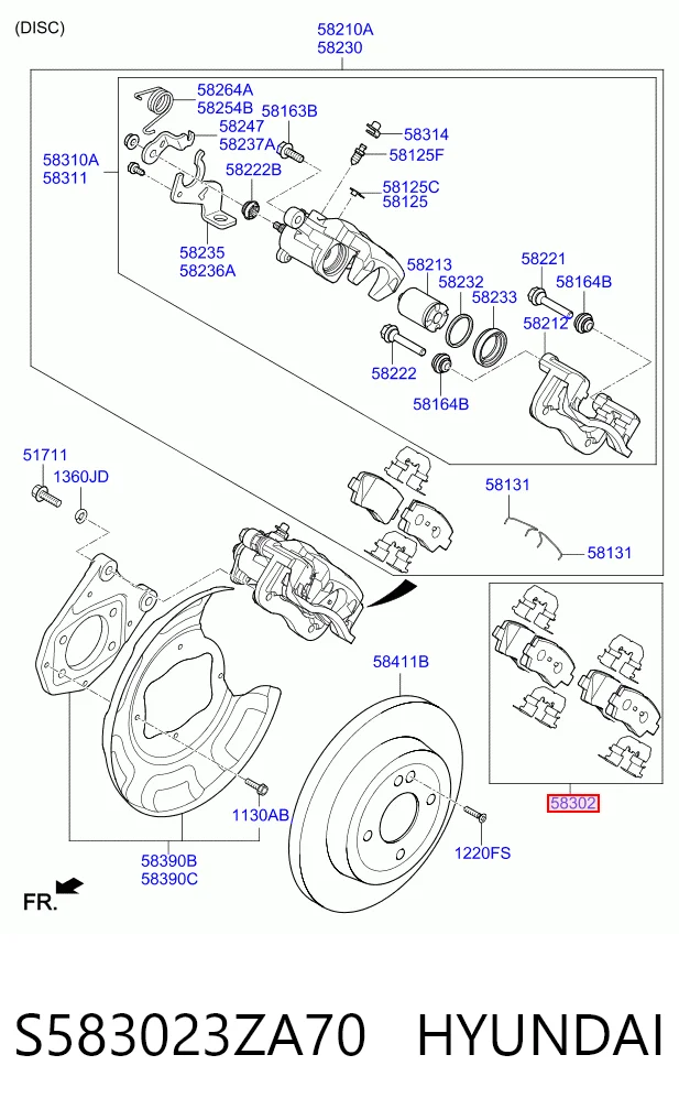 S583023ZA70 Hyundai/Kia