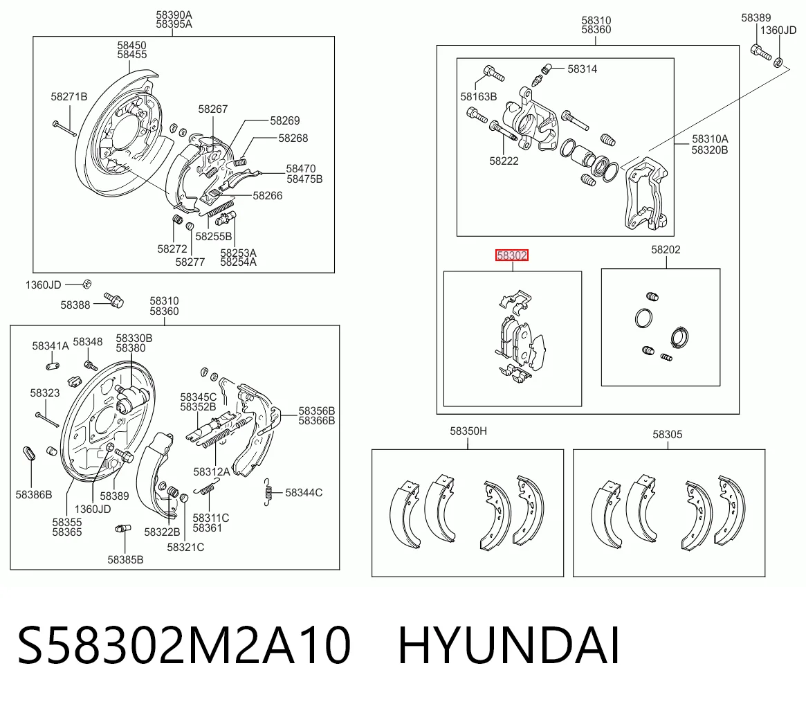 S58302M2A10 Hyundai/Kia