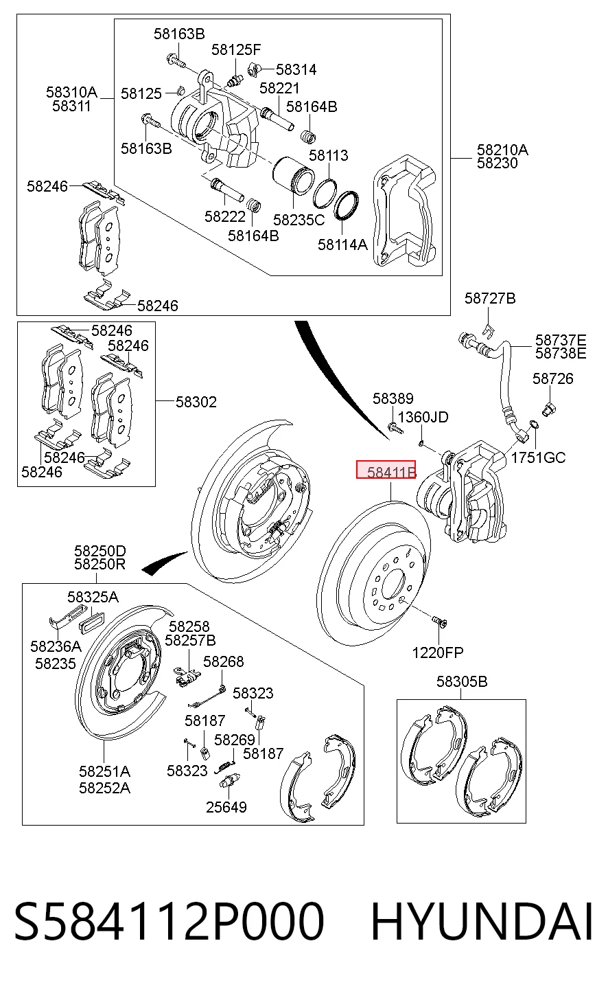 S584112P000 Hyundai/Kia