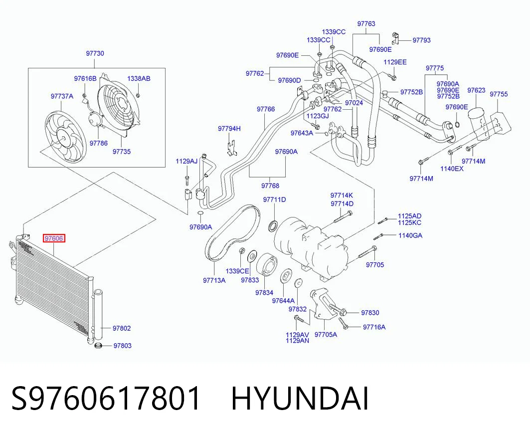 S9760617801 Hyundai/Kia