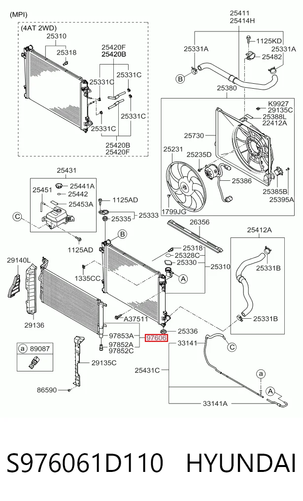 Comprar Condensador de aire acondicionado Carens  FG