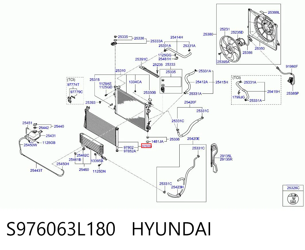 Aire acondicionado capacitor Hyundai Sonata V desde 98,29 €