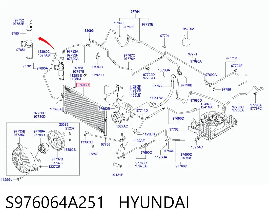 Comprar Condensador de aire acondicionado Hyundai H-1 STAREX   a bajo precio