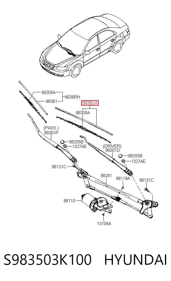 S983503K100 Hyundai/Kia