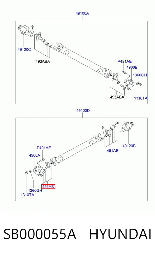 SB000055A Hyundai/Kia