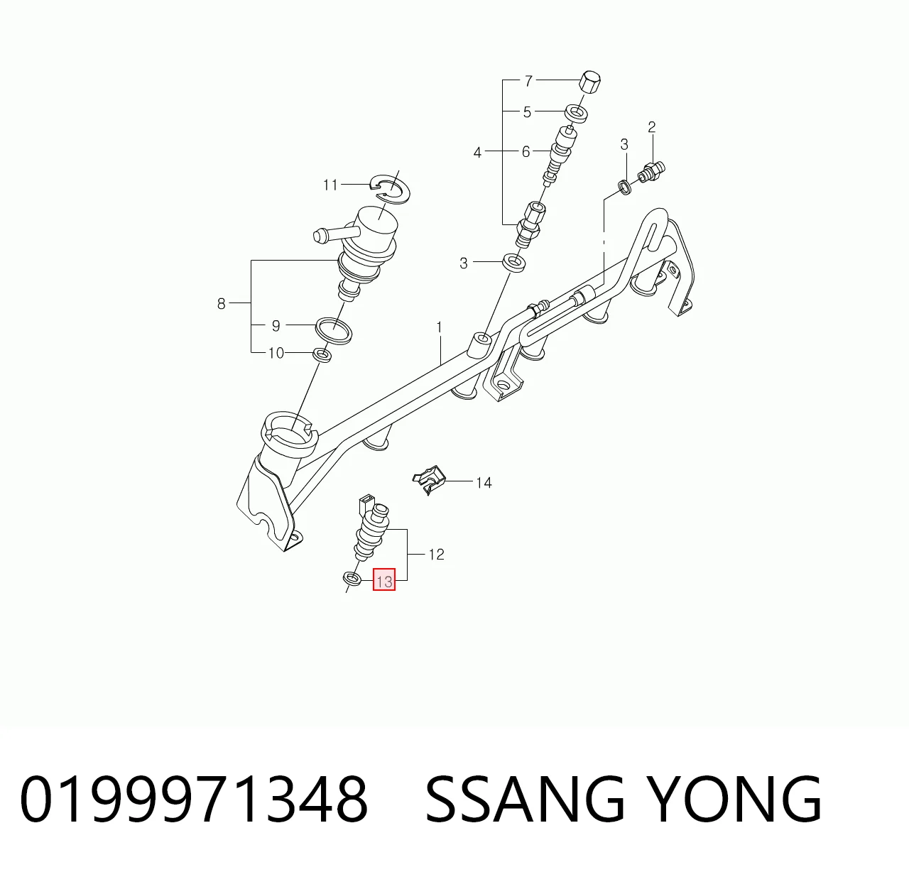 0199971348 Ssang Yong