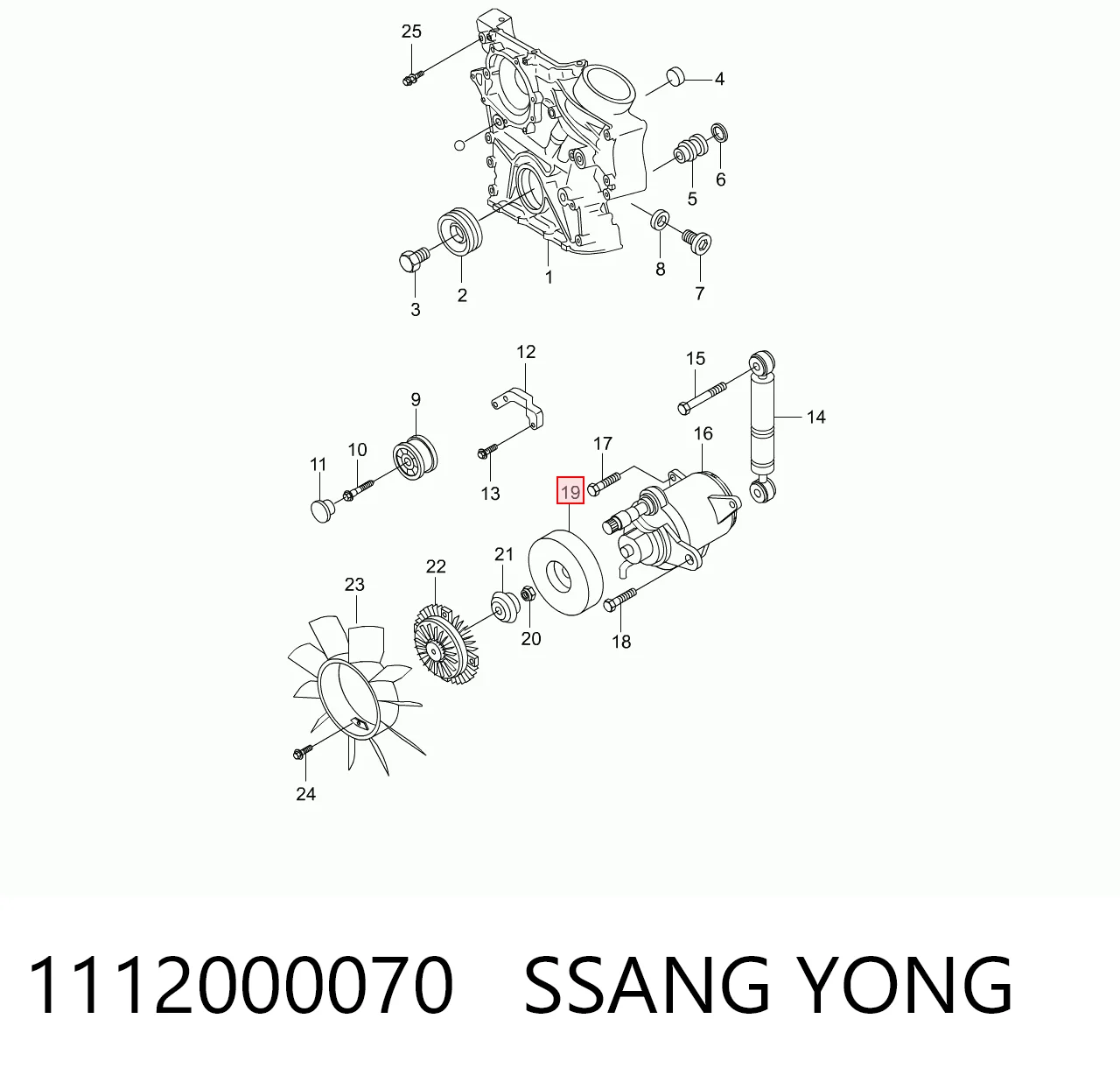 1112000070 Ssang Yong
