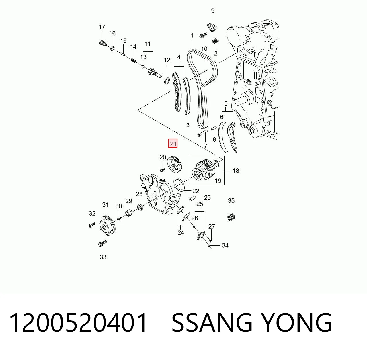 1200520401 Ssang Yong