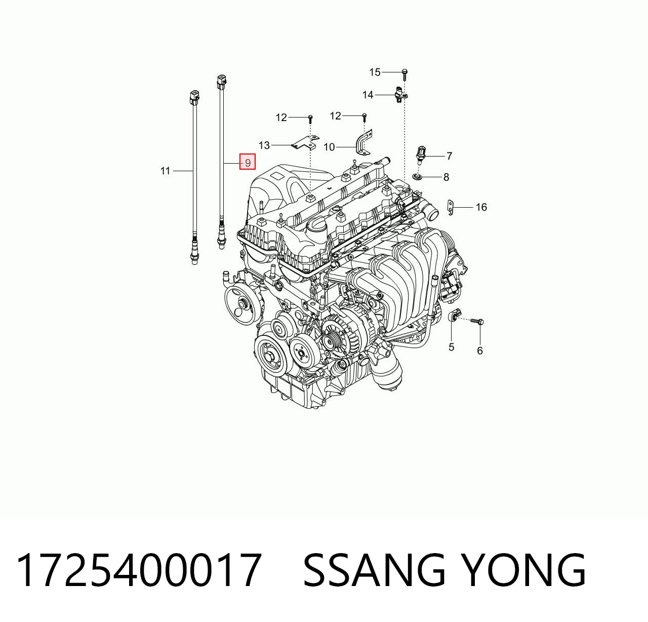  Sonda lambda Hyundai Getz 