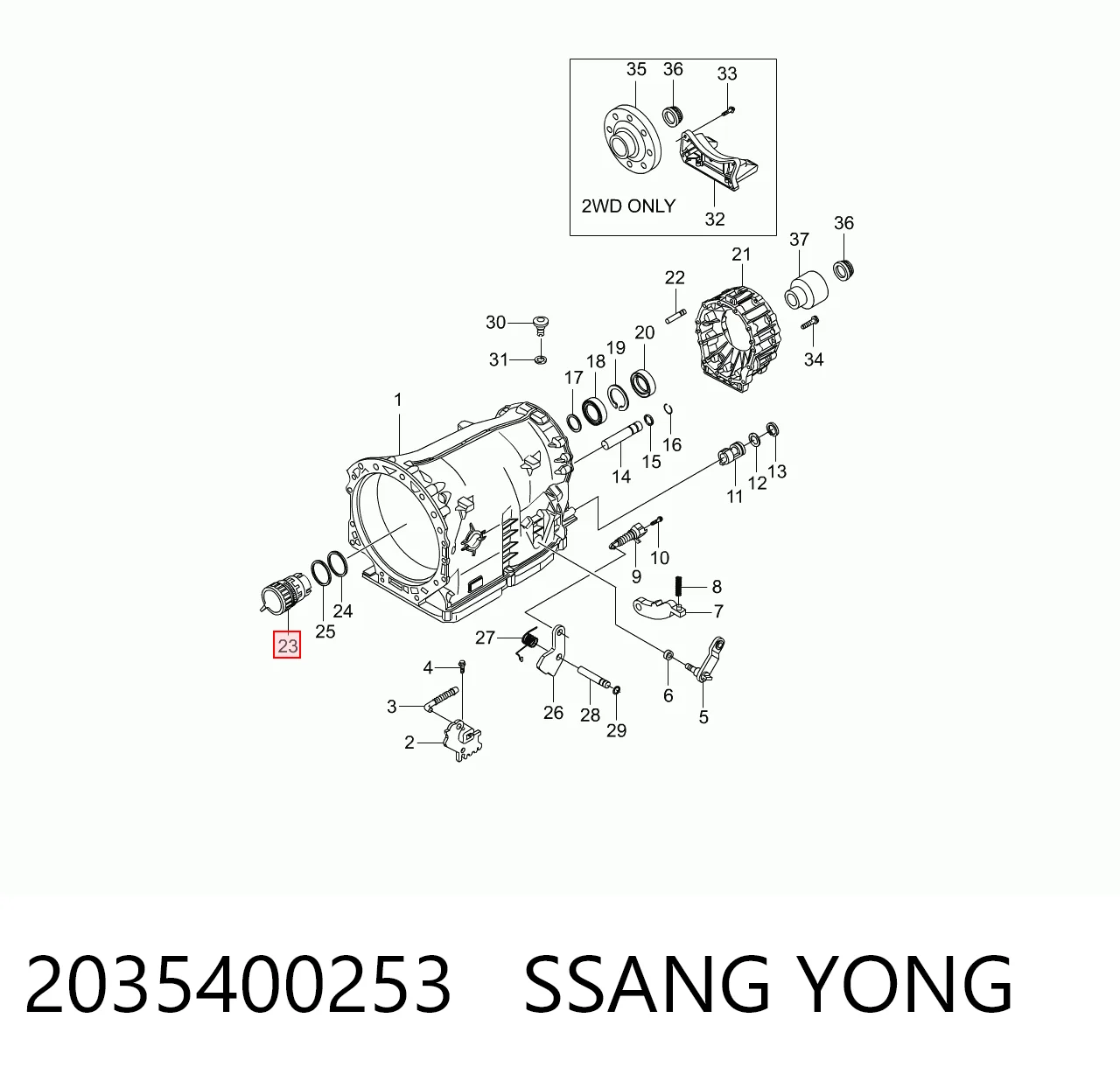 2035400253 Ssang Yong