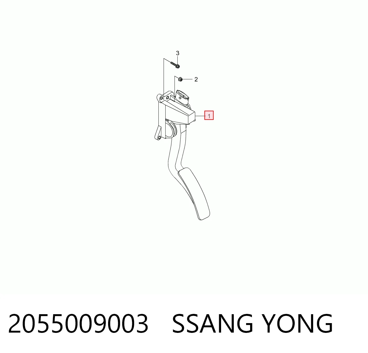 Comprar Pedal del acelerador SsangYong Actyon  CJ