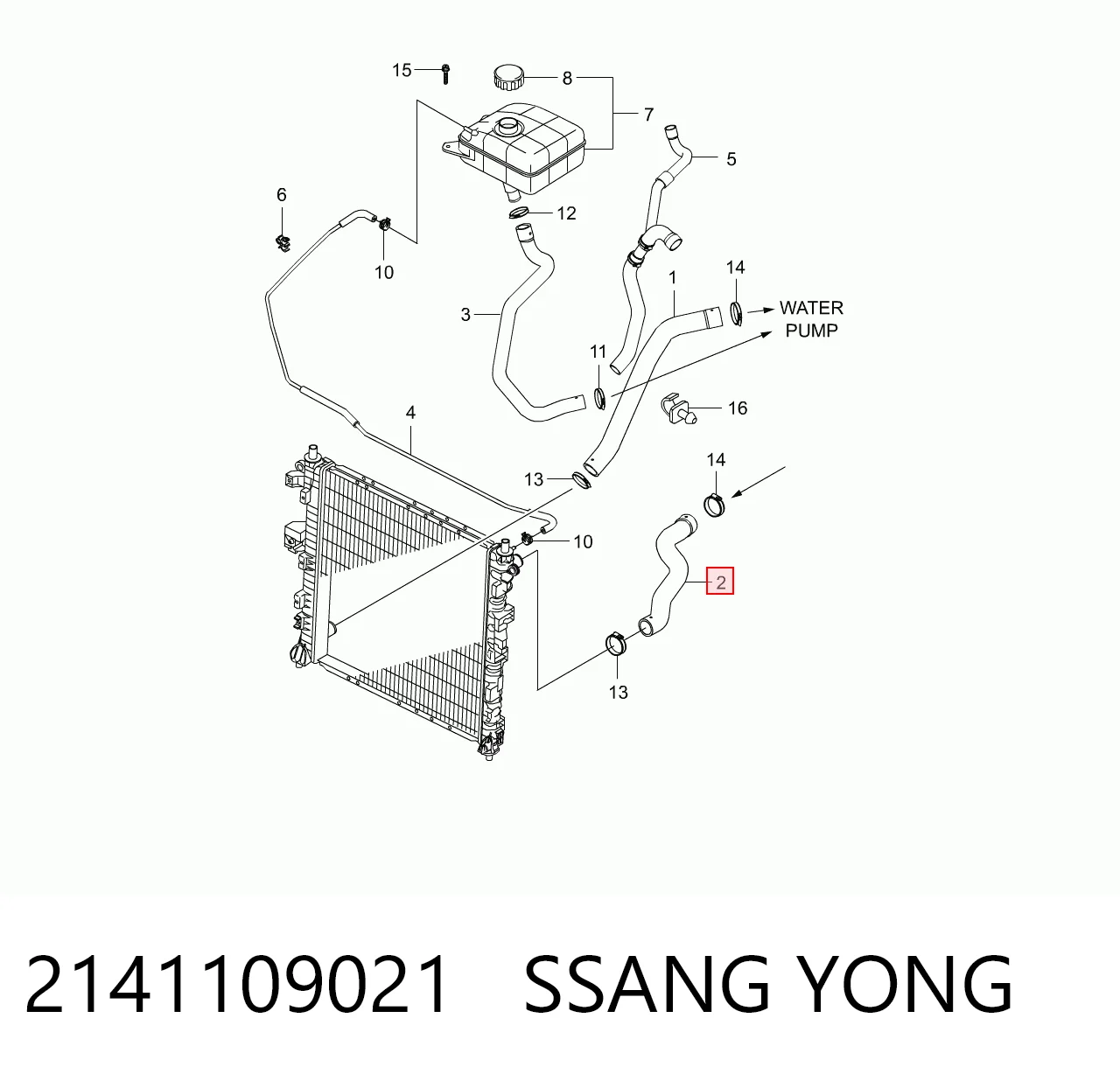 2141109021 Ssang Yong
