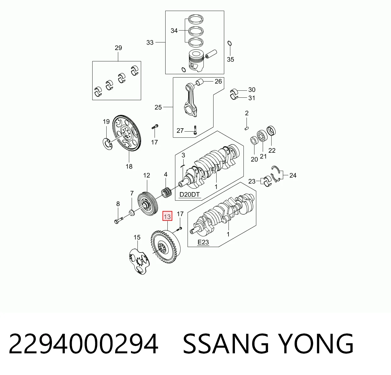 Volante bimasa INA 415064110