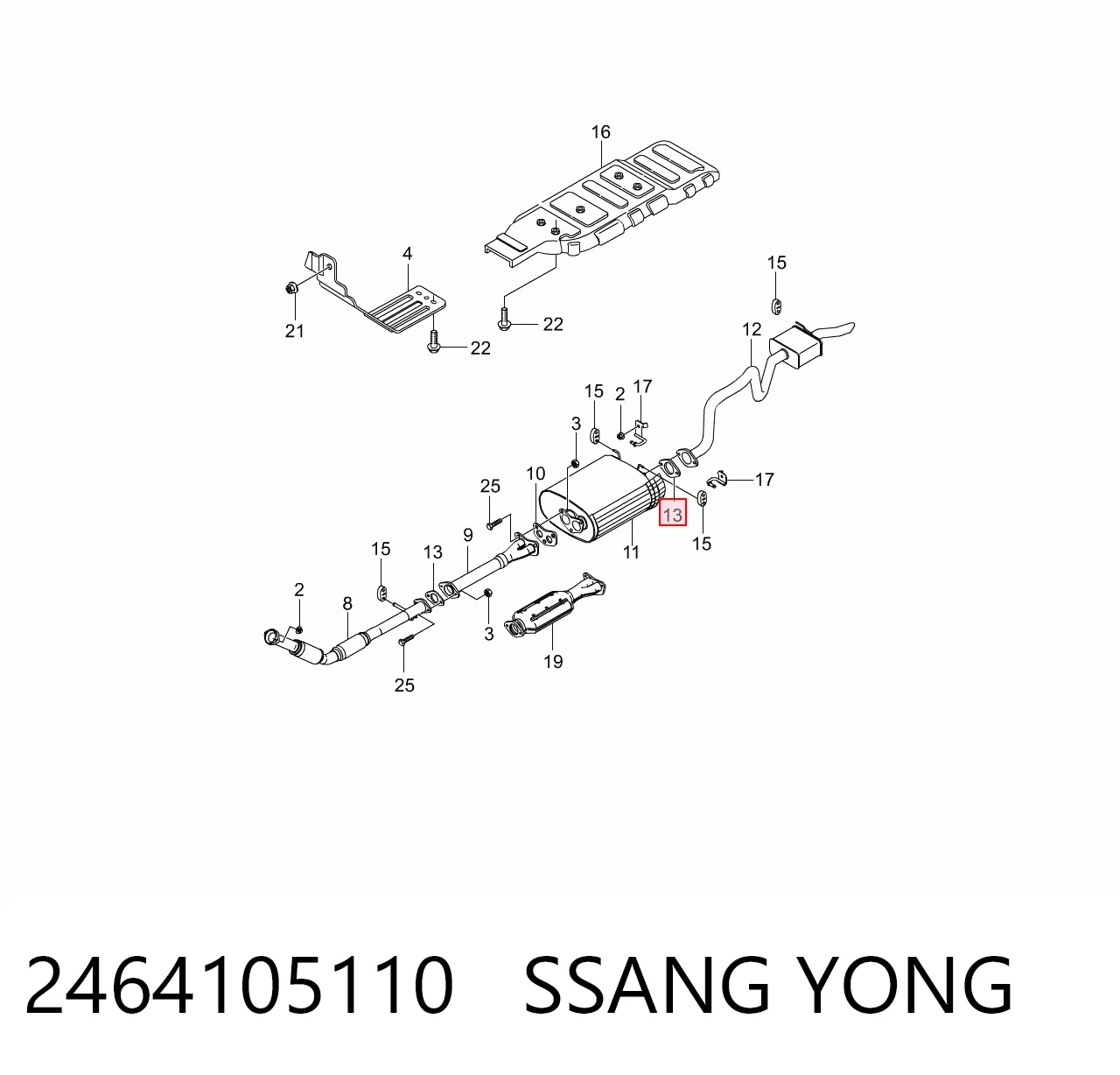 2464105110 Ssang Yong