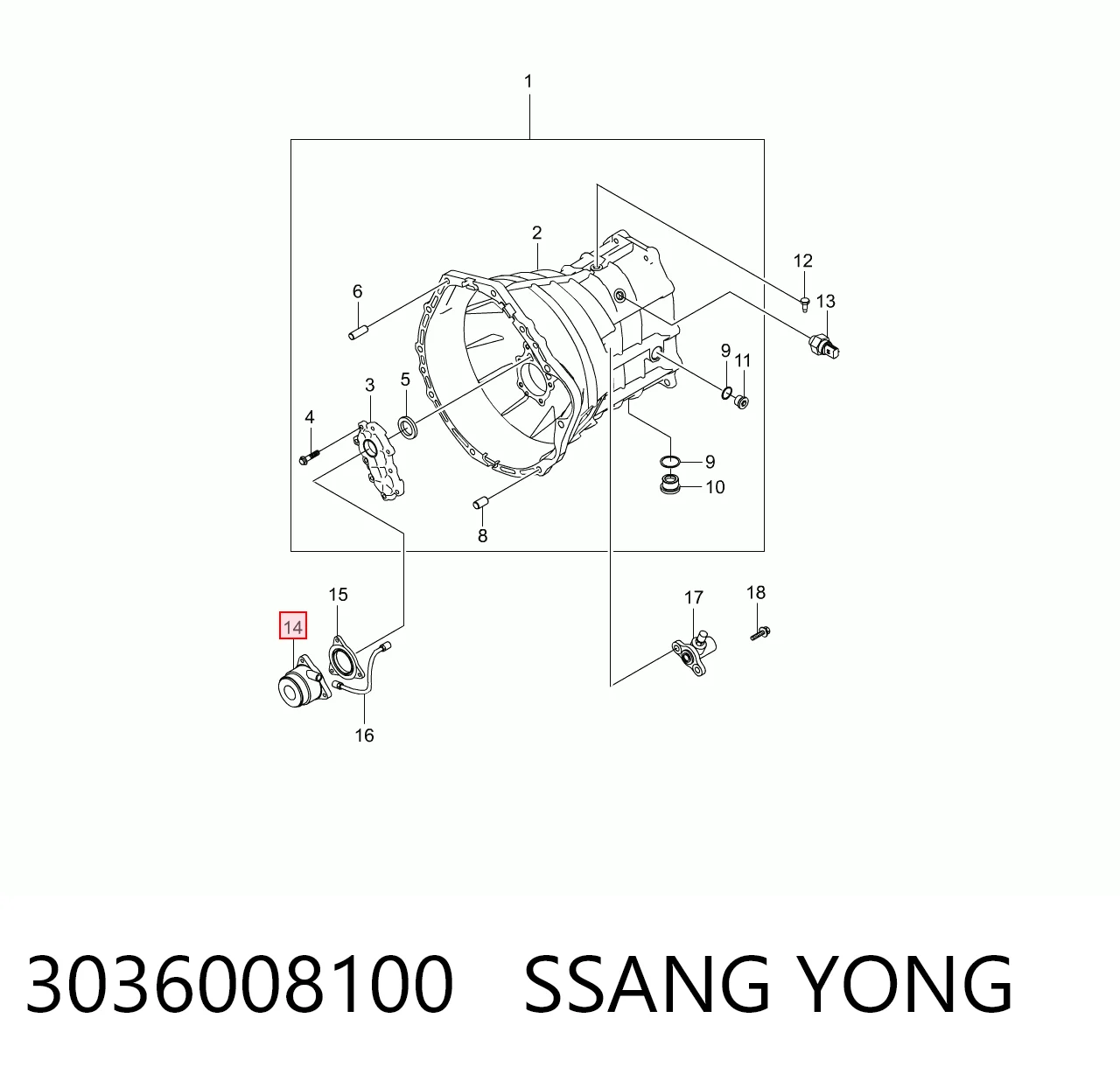3036008100 Ssang Yong