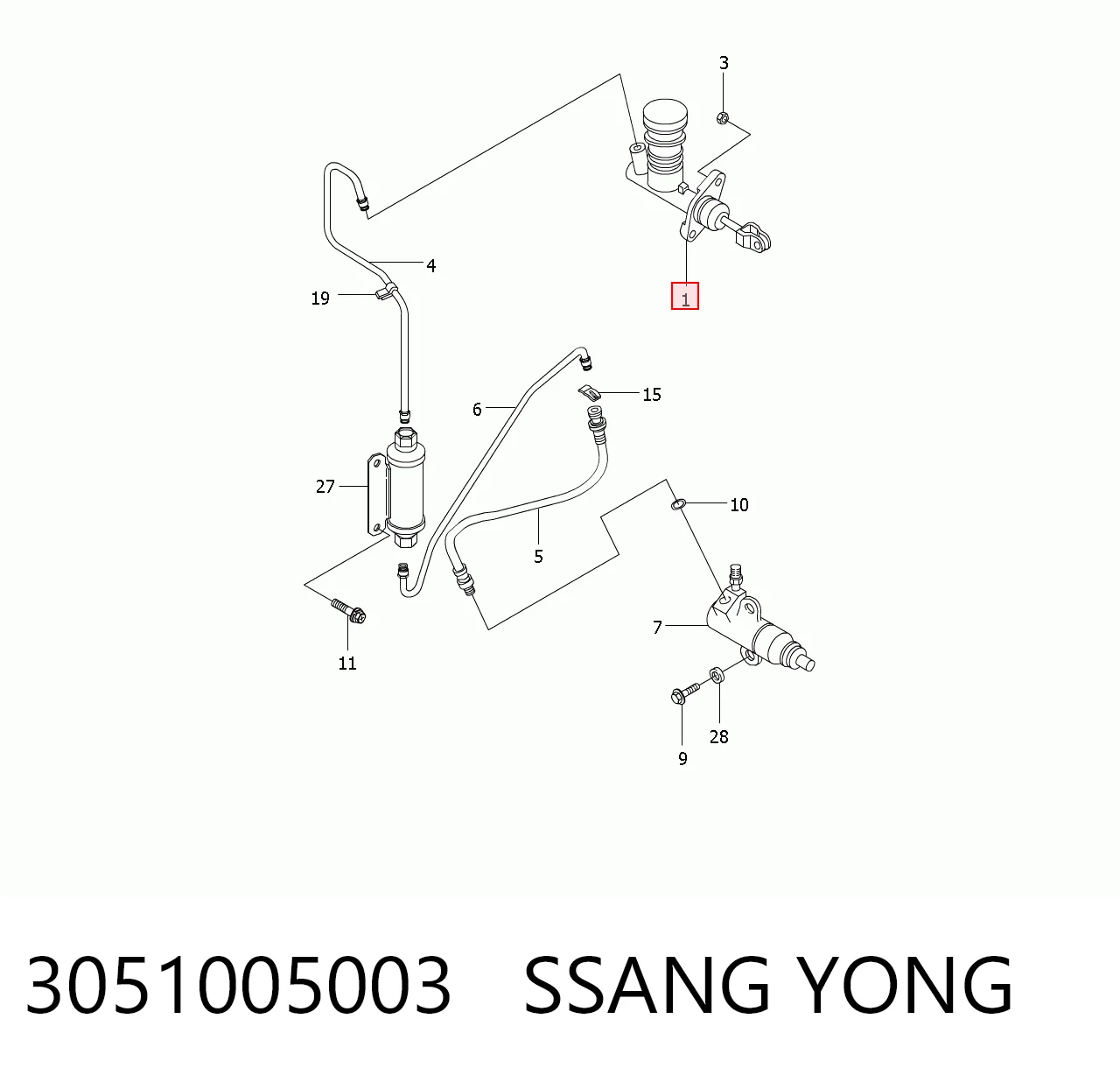 3051005003 Ssang Yong