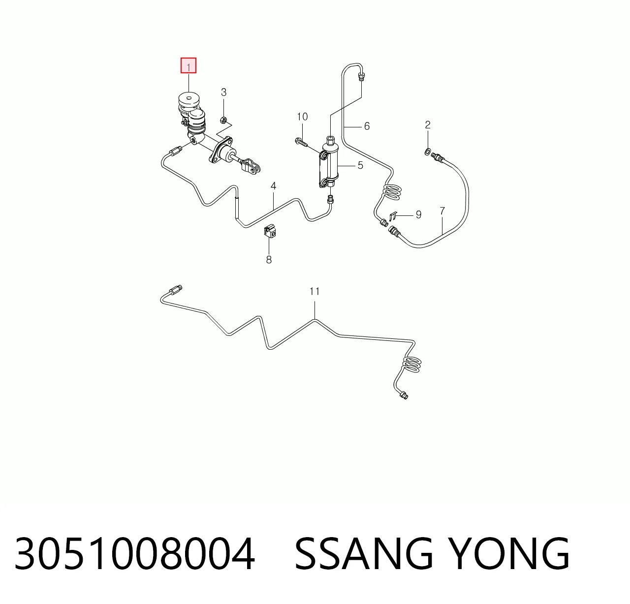 3051008004 Ssang Yong