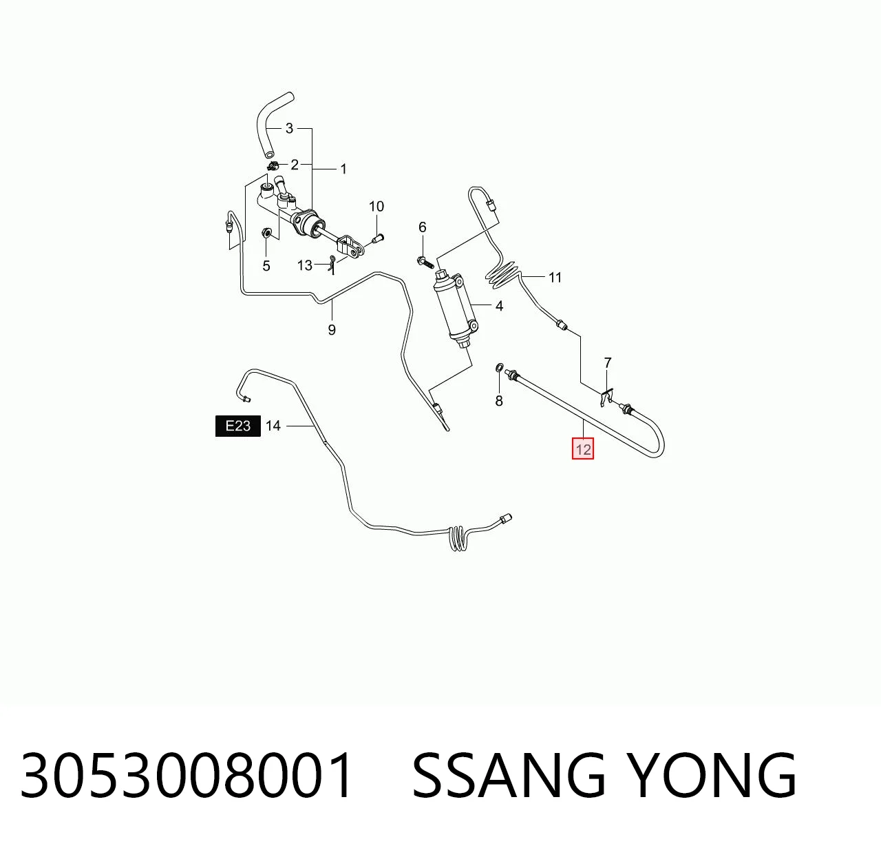 3053008001 Ssang Yong