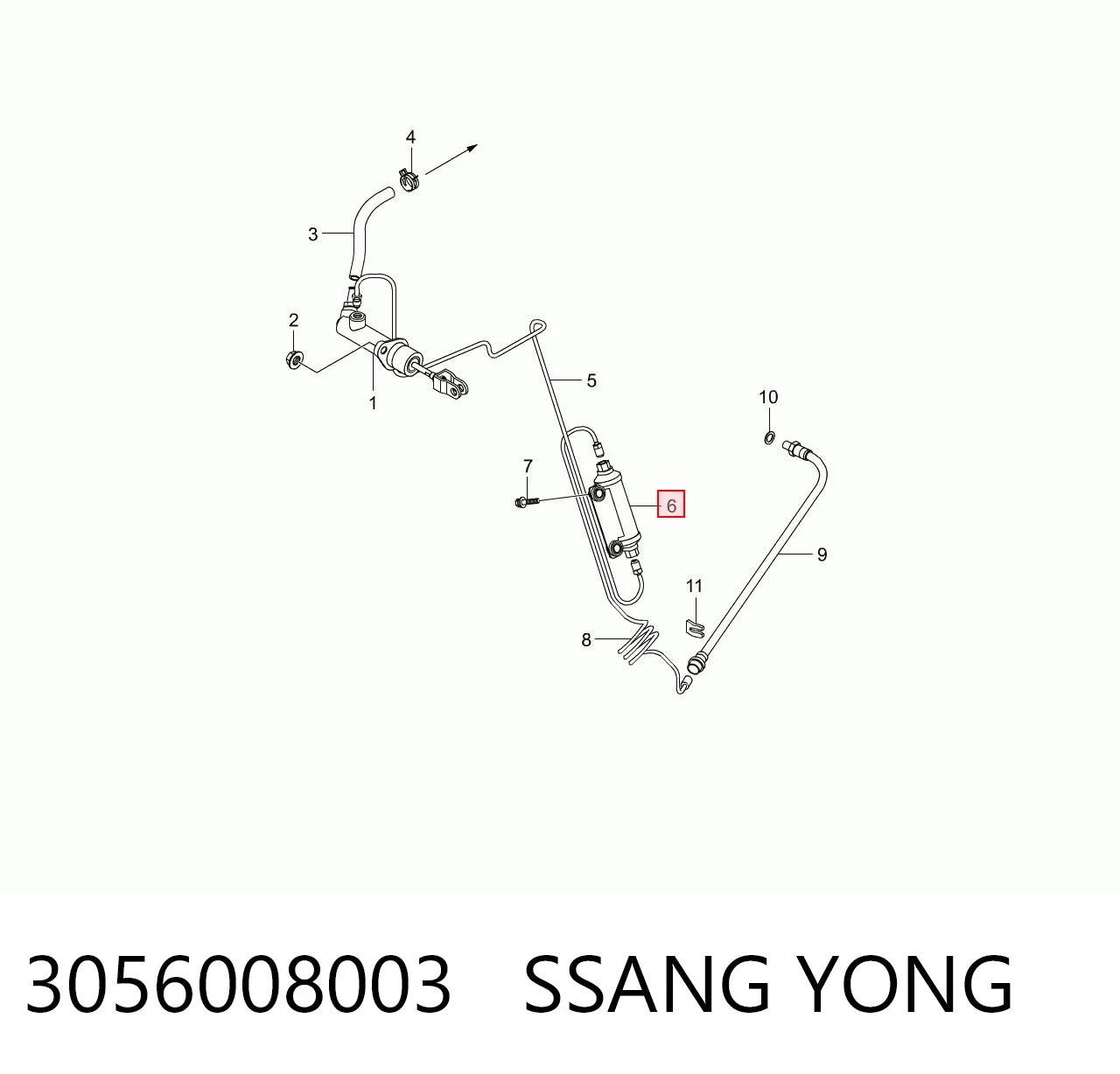 3056008003 Ssang Yong