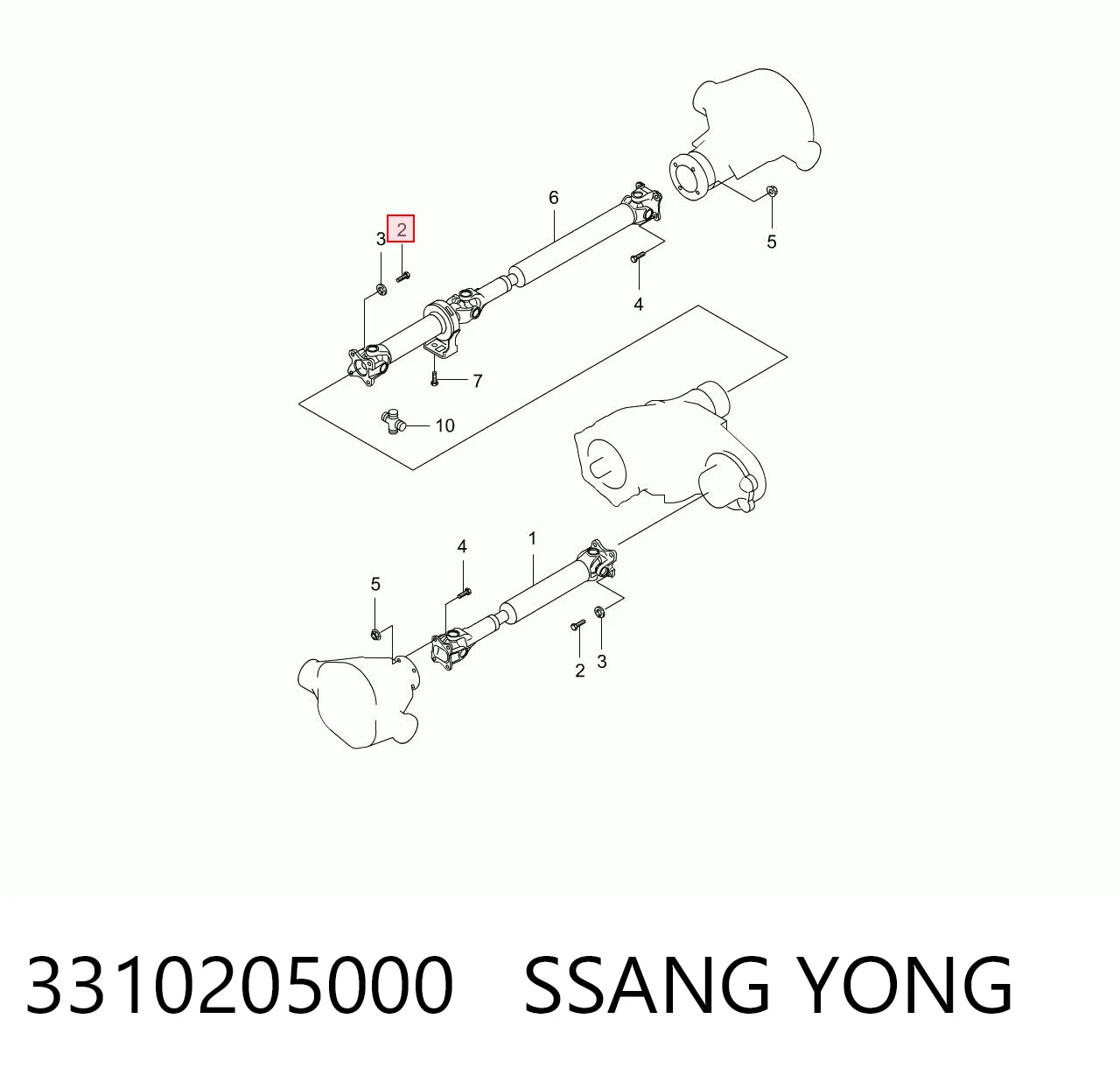 3310205000 Ssang Yong