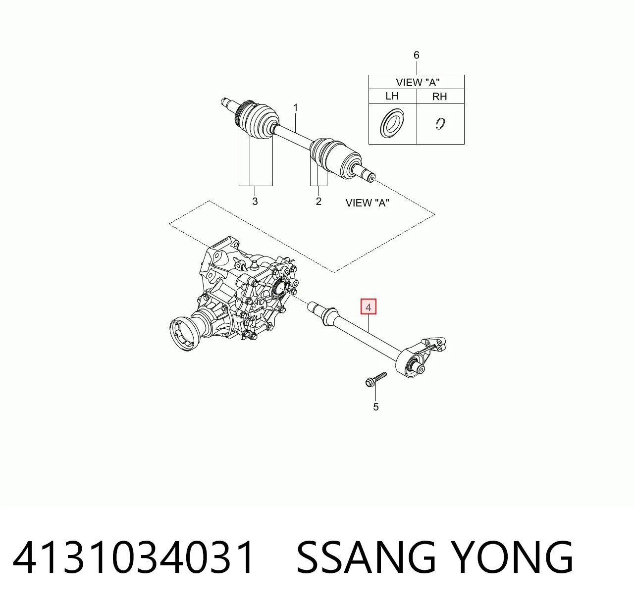 4131034031 Ssang Yong