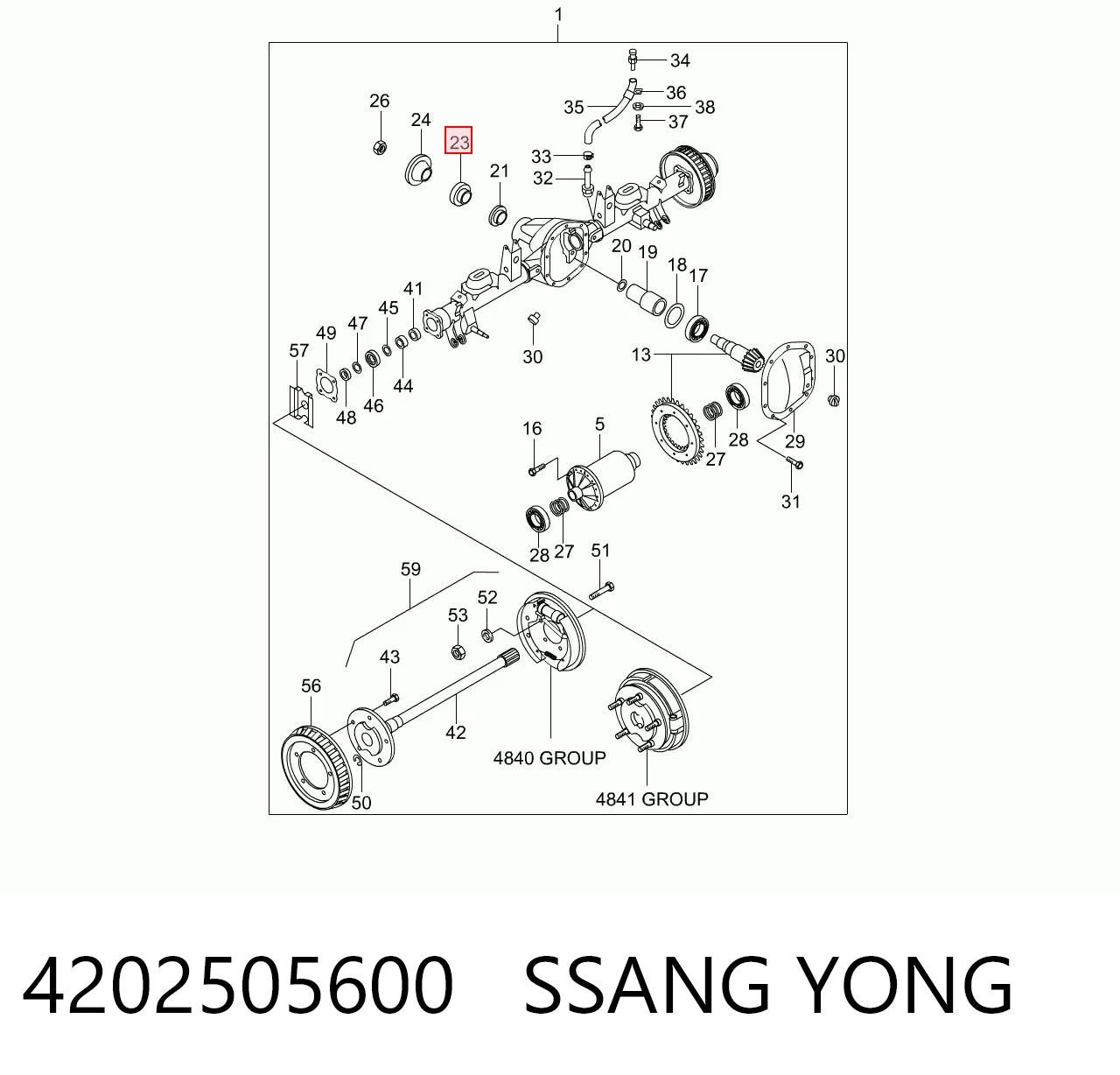 4202505600 Ssang Yong