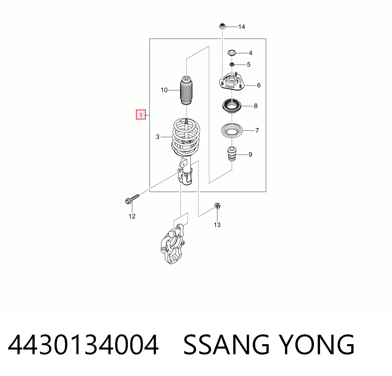 4430134004 Ssang Yong