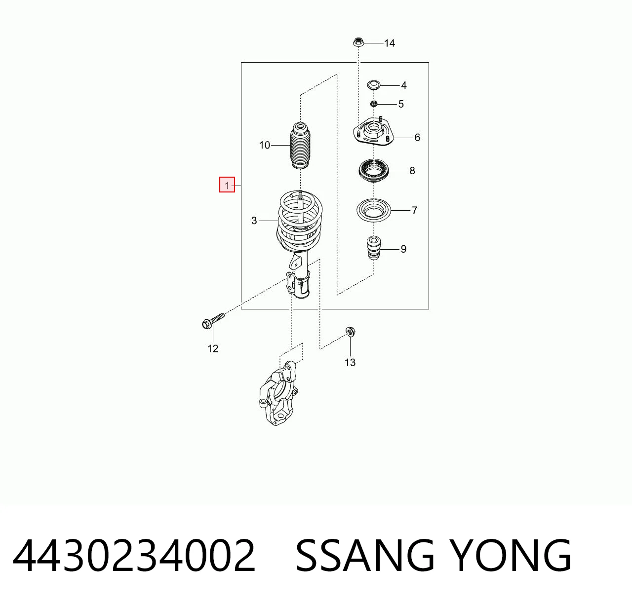 4430234002 Ssang Yong