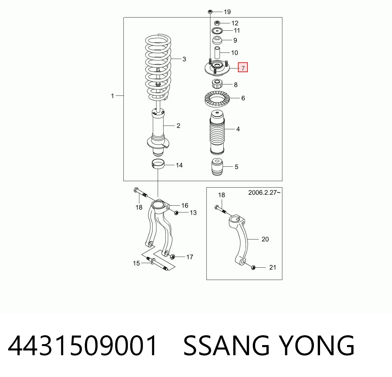 4431509001 Ssang Yong