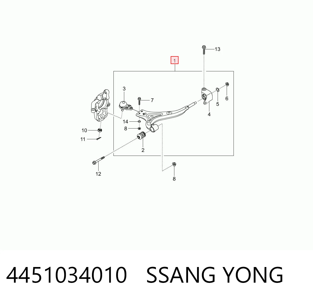 4451034010 Ssang Yong
