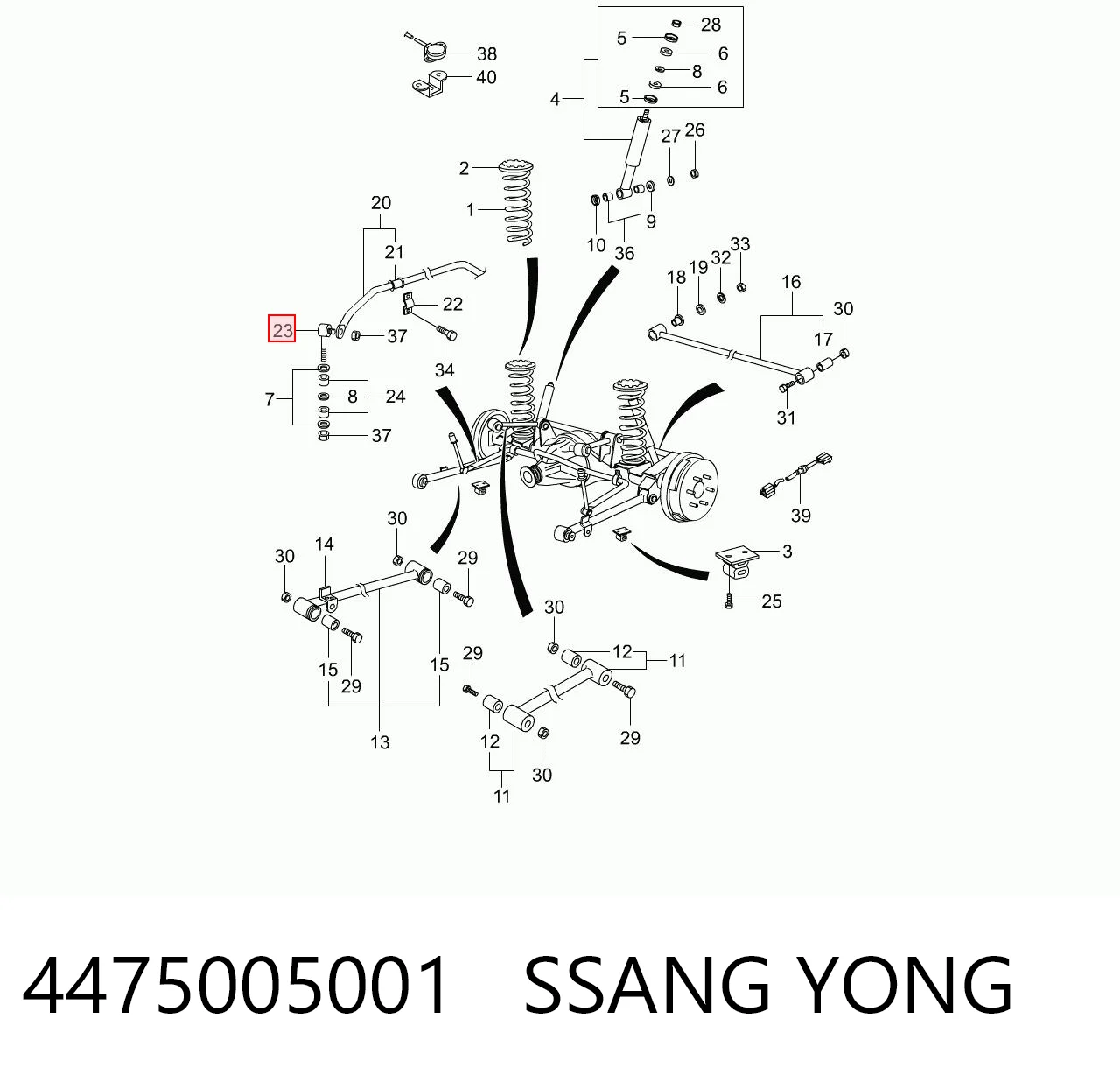 4475005001 Ssang Yong