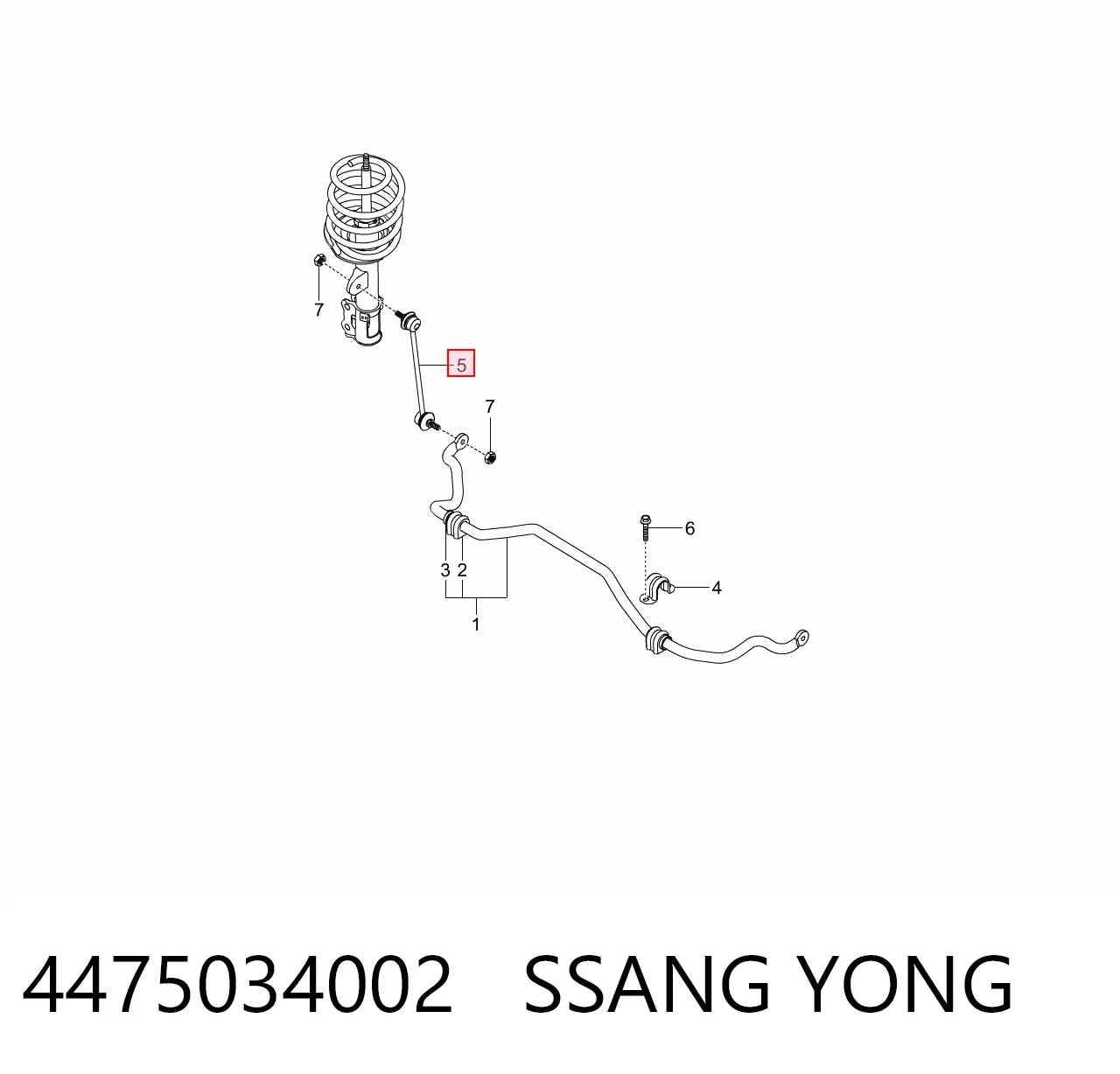 4475034002 Ssang Yong