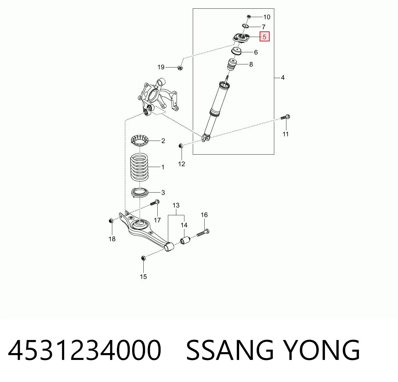 4531234000 Ssang Yong