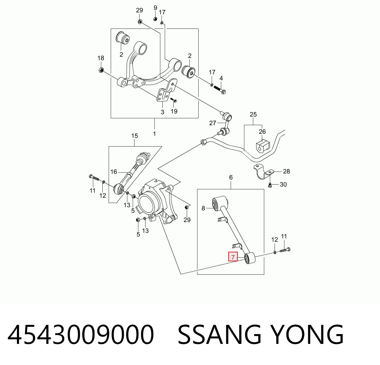 4543009000 Ssang Yong